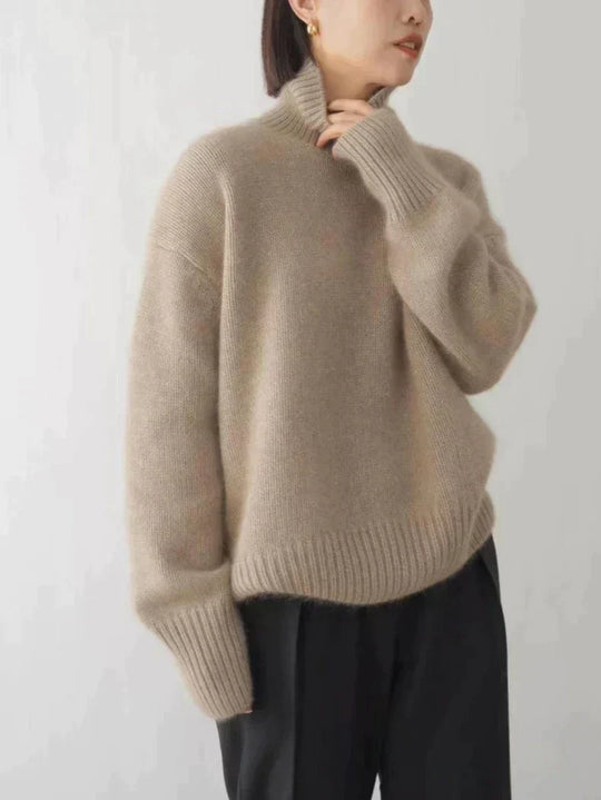 Lea - Kaschmir-Pullover - Rollkragen, Luxus