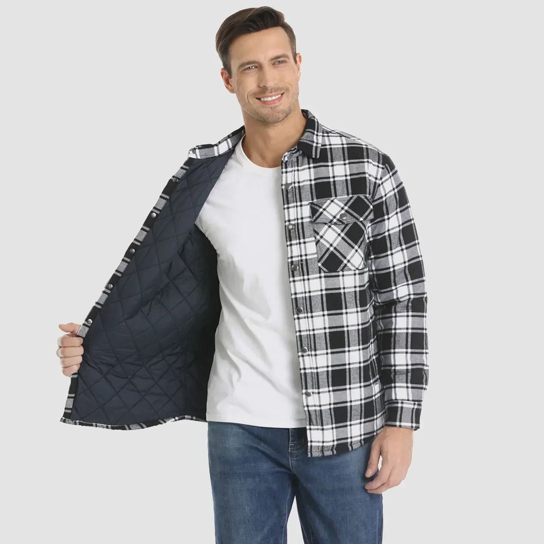 Berto - Flanelljacke Herren Luxus