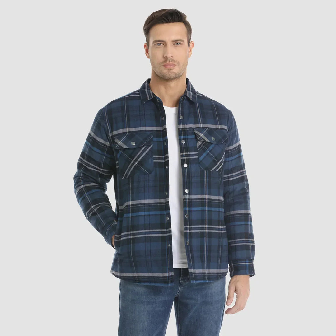 Berto - Flanelljacke Herren Luxus