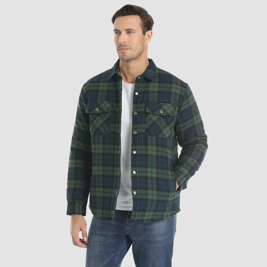 Berto - Flanelljacke Herren Luxus