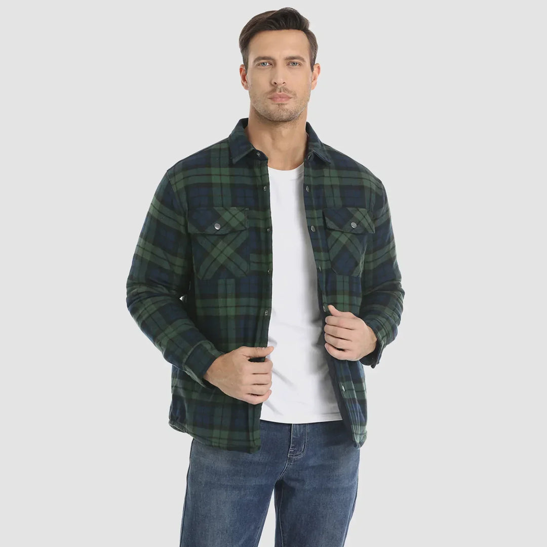 Berto - Flanelljacke Herren Luxus