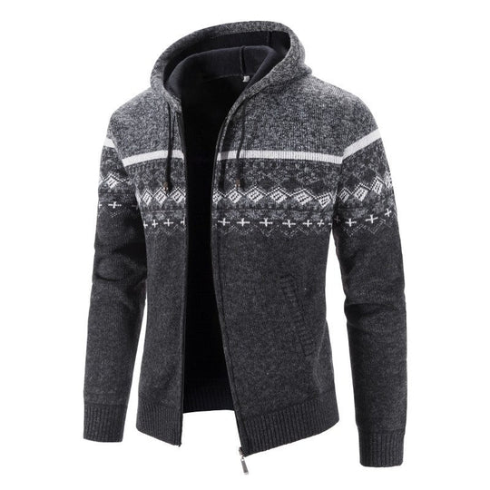 Mick - Herren Winterstrickjacke