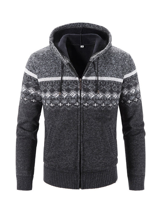 Mick - Herren Winterstrickjacke