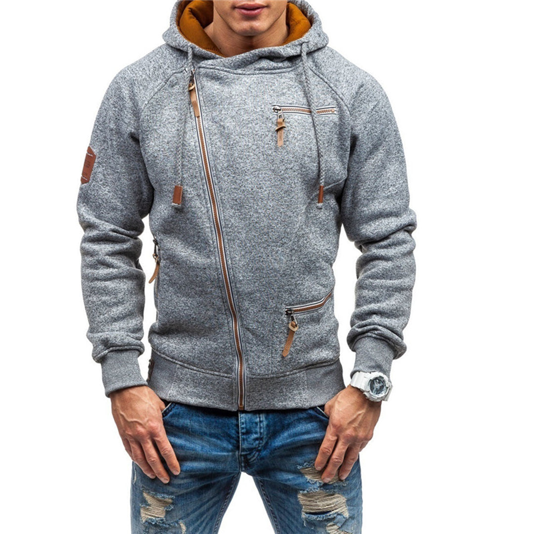 Keir - Herrenpullover mit Zipper