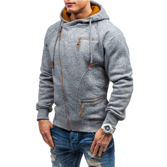 Keir - Herrenpullover mit Zipper