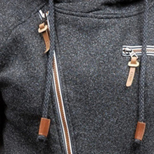 Keir - Herrenpullover mit Zipper