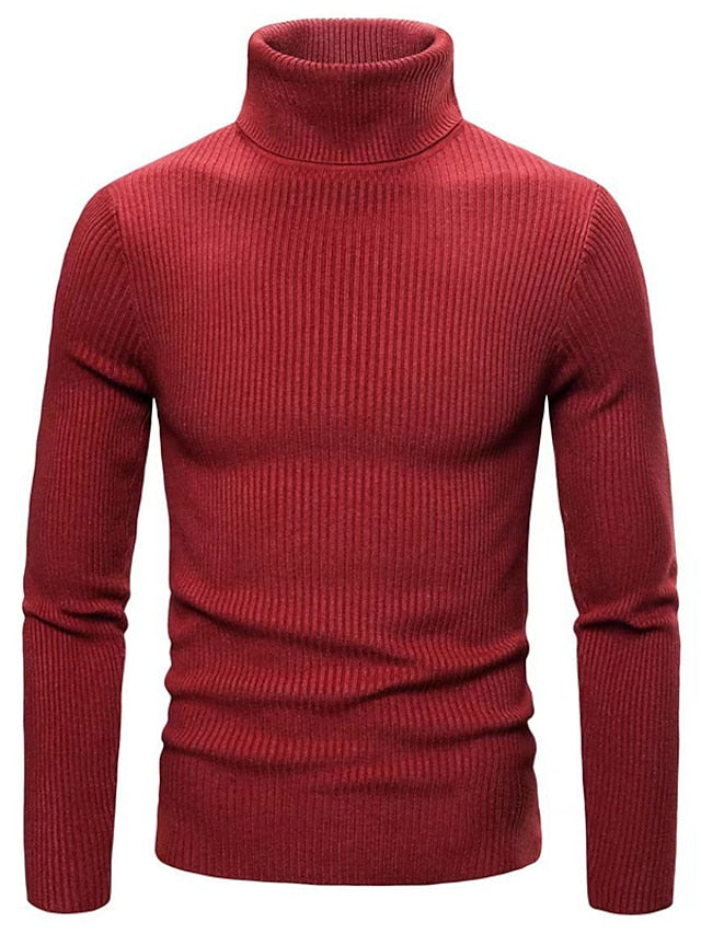 Carlos - Herren Wollpullover mit Zopfmuster