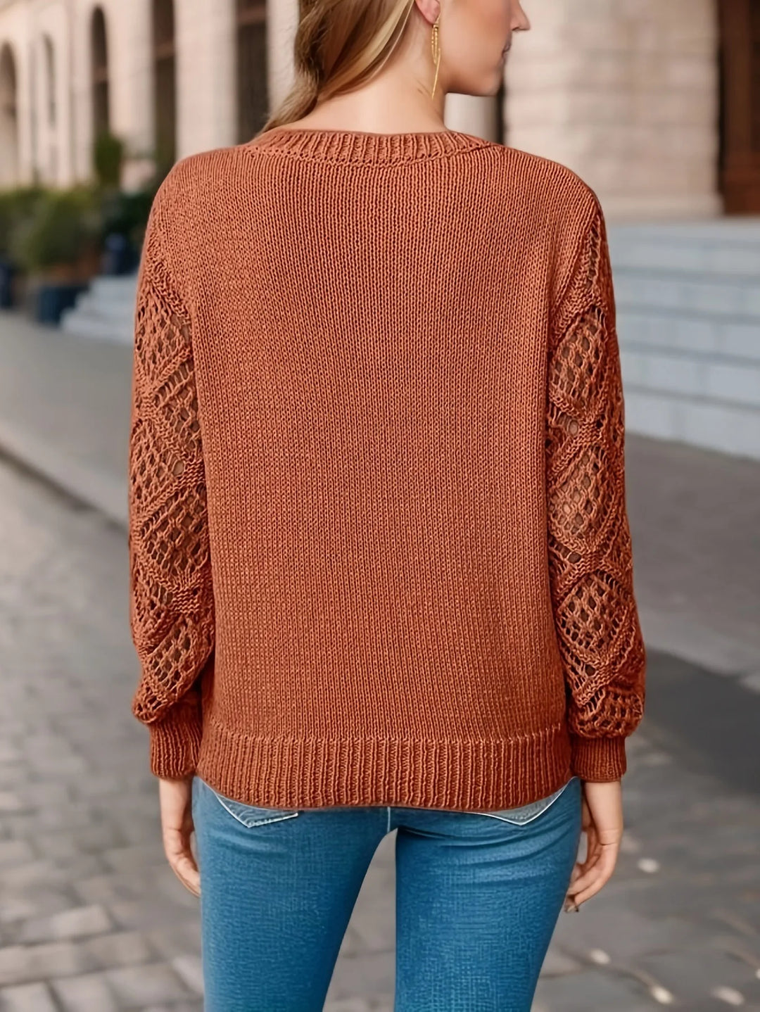 Lea - Pullover mit V-förmigem Ausschnitt