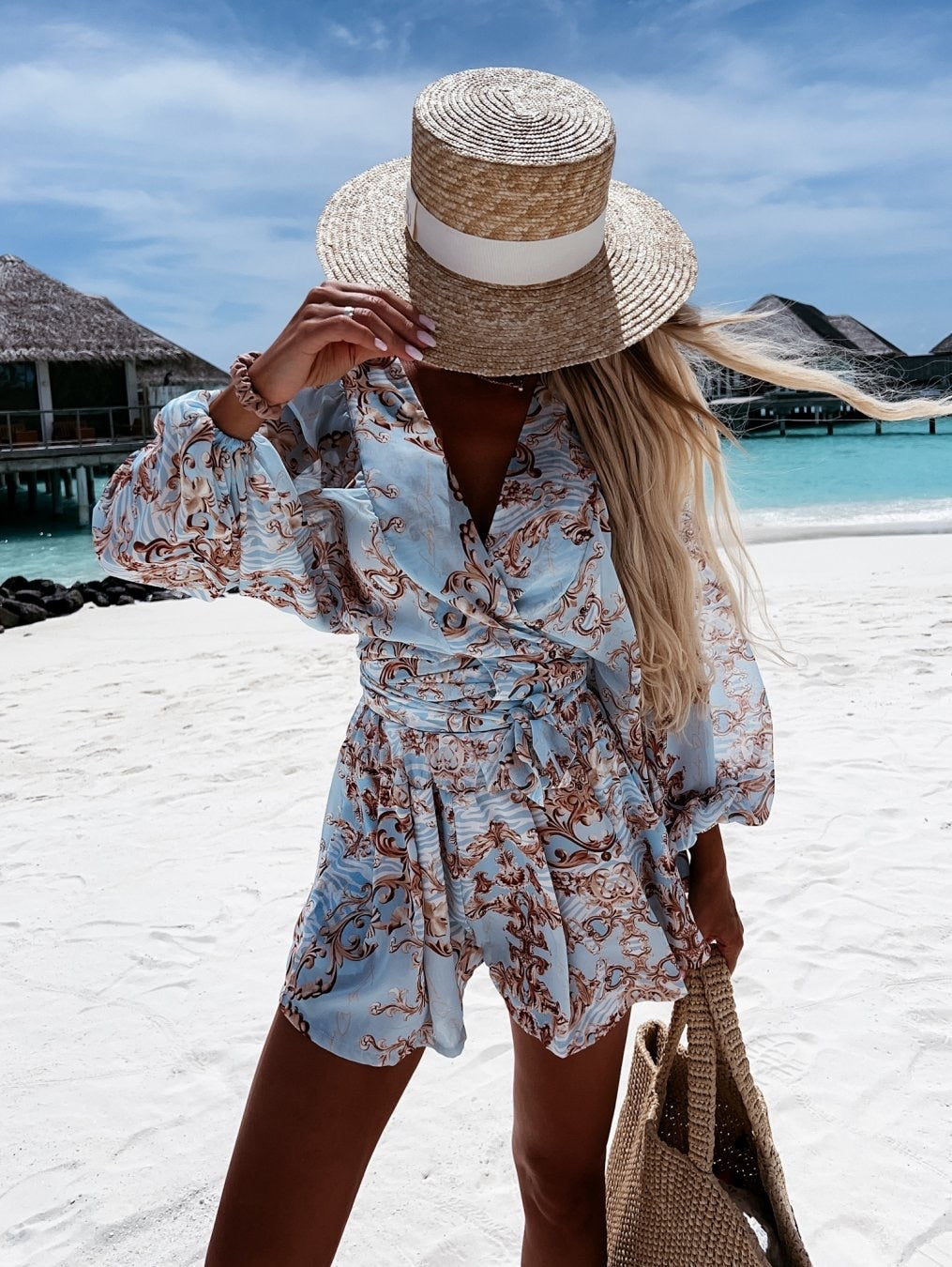 Olena - Strand Playsuit Kleid