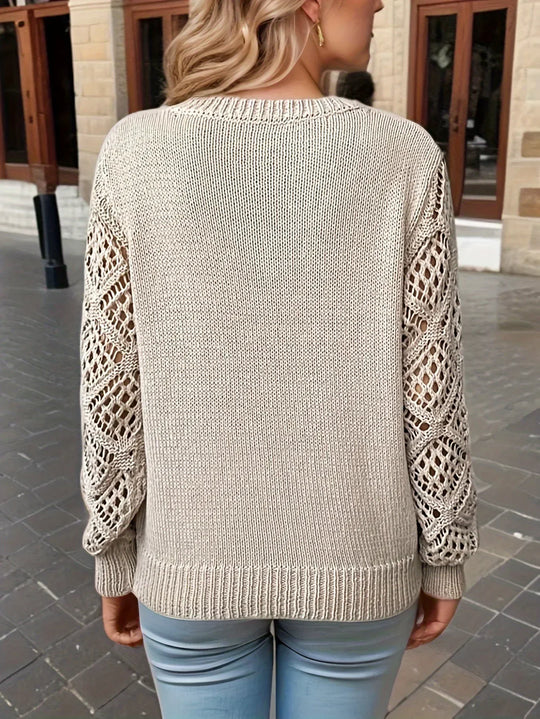 Lea - Pullover mit V-förmigem Ausschnitt