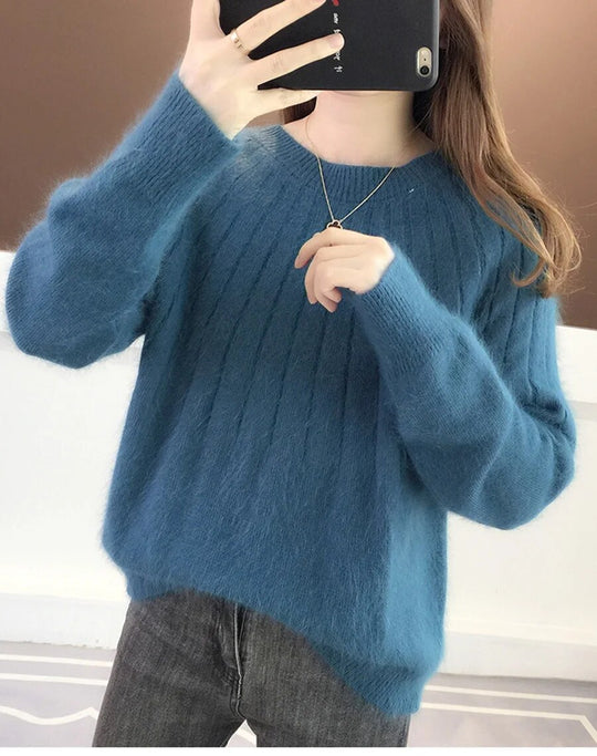 Dollie - Flauschiger Strickpullover