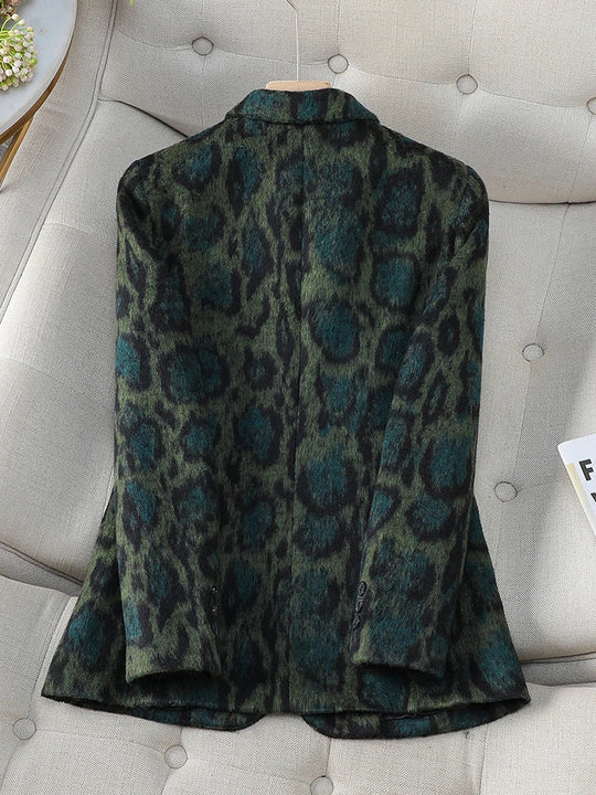 Zeljka - Blazer mit Leopardenmuster für Damen