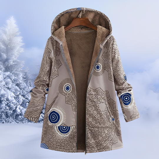 FluffCoat - Gemusterte Winterjacke