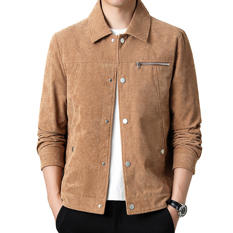 Elegante Cordjacke - Klassische Übergangsjacke für Herren