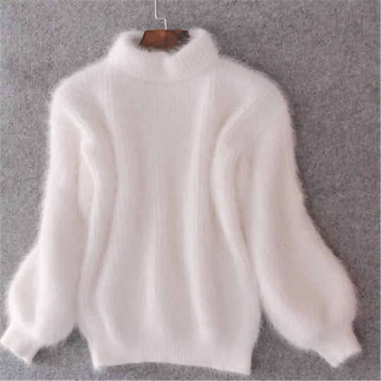 Taylor – Lässig gestrickter Angora-Pullover