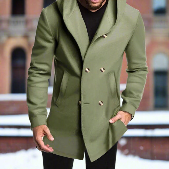 Garey - Trendiger Herren-Trenchcoat mit Kapuze