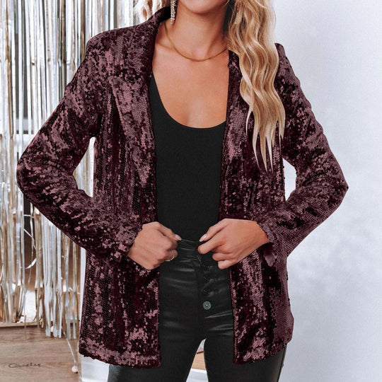 Deitra - Eleganter Blazer-Anzug mit funkelnden Pailletten