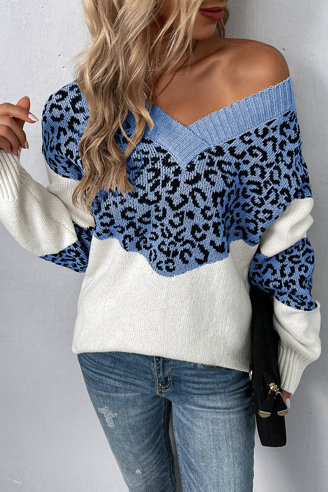 Kaley - Stilvoller Pullover mit Leoparden-Print