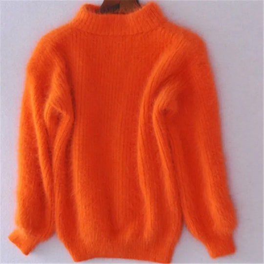 Taylor – Lässig gestrickter Angora-Pullover