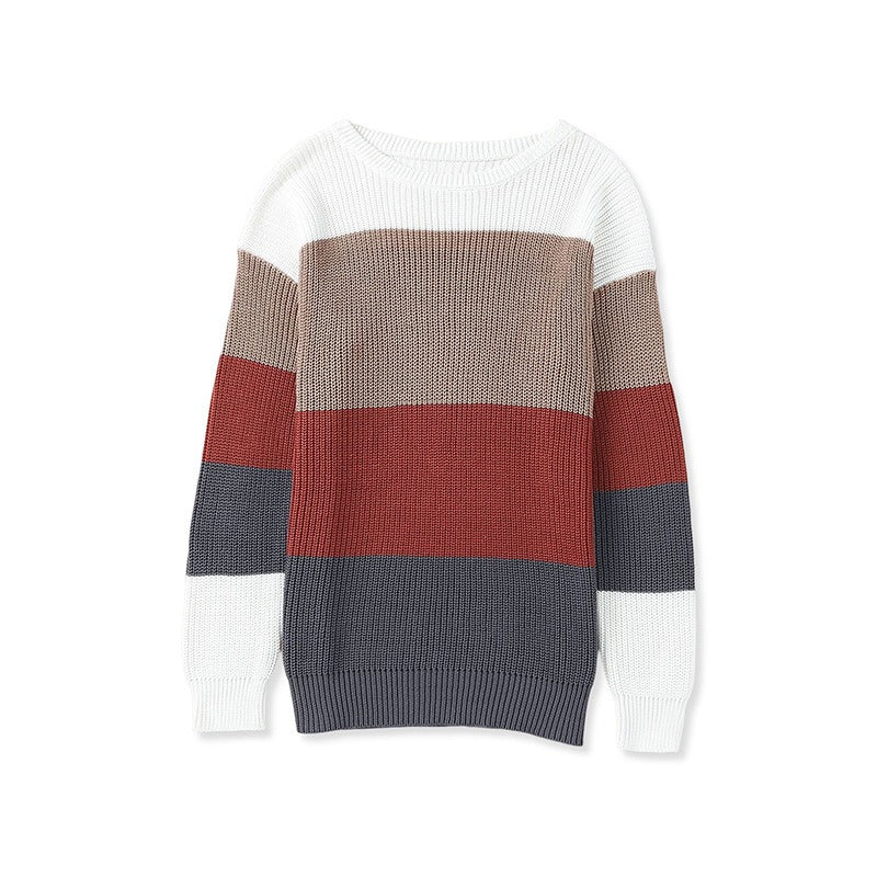 Emilia - Gemütlicher Pullover im Colorblock-Stil