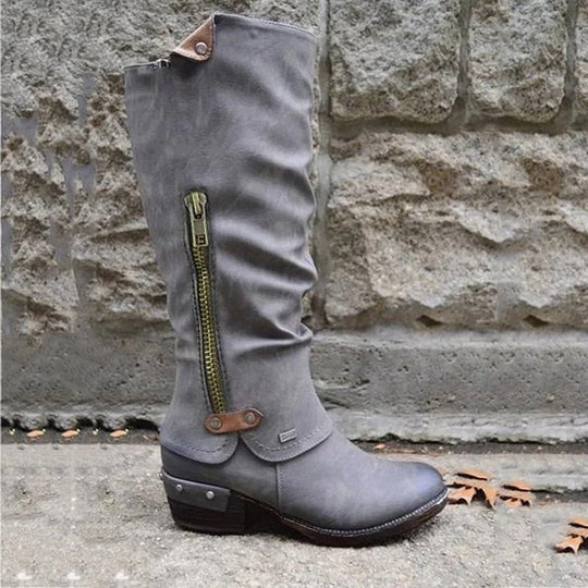 Hana - Hohe Stiefel mit Fach für Damen