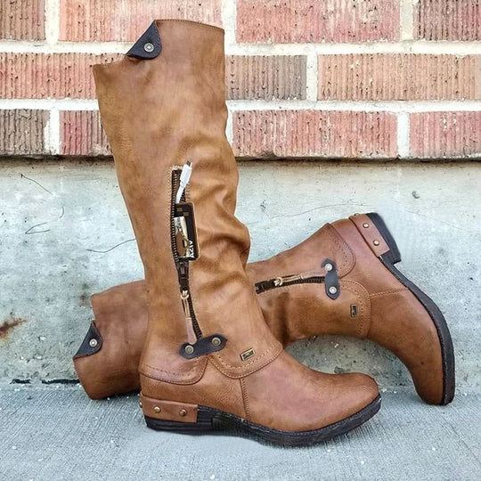 Hana - Hohe Stiefel mit Fach für Damen