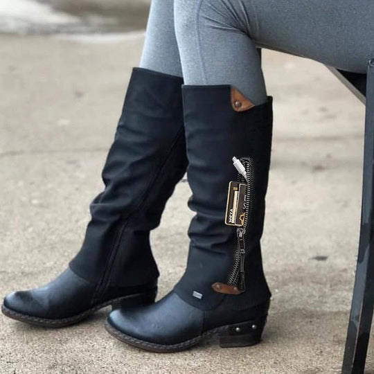 Hana - Hohe Stiefel mit Fach für Damen