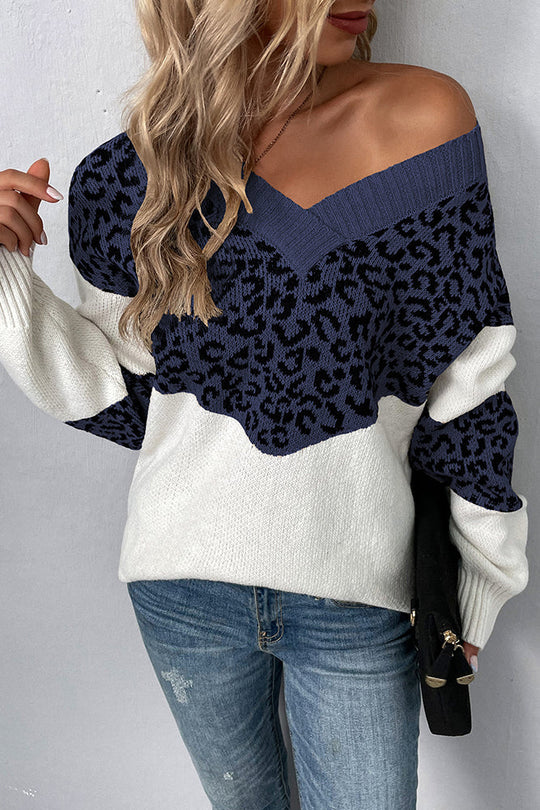 Kaley - Stilvoller Pullover mit Leoparden-Print