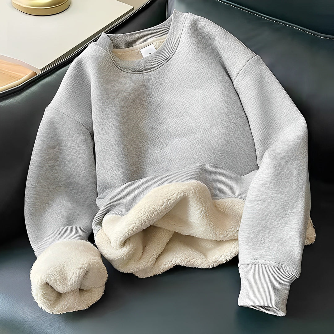 Amara - Warmer Pullover mit Fleece-Futter