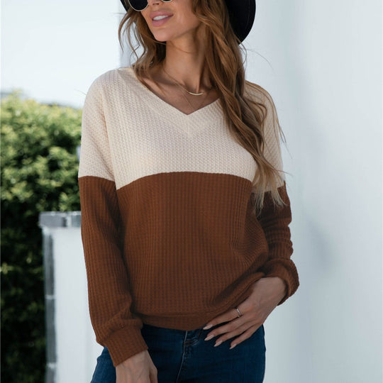 Marissa - Bequemer Pullover im Farbblock-Stil