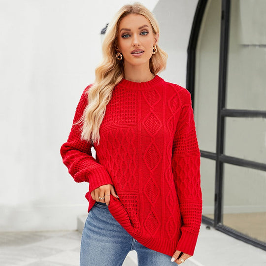 Zenia - Kuscheliger Pullover mit Knotenstruktur