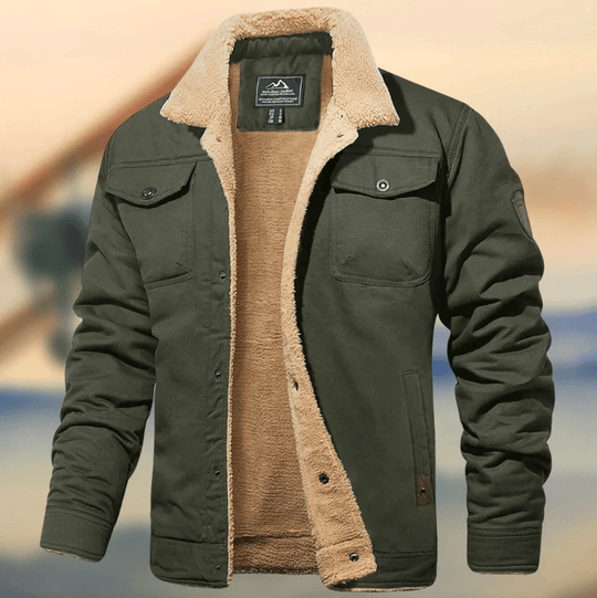 Nordwind - Warme Herrenjacke mit Kragen