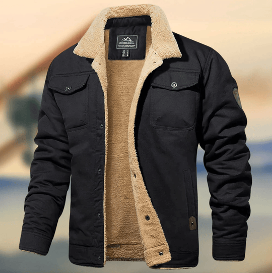 Nordwind - Warme Herrenjacke mit Kragen