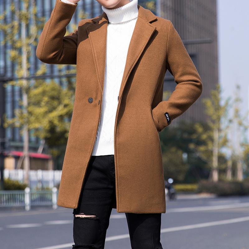 Stilvoller Herren-Trenchcoat - Einreihiges Design