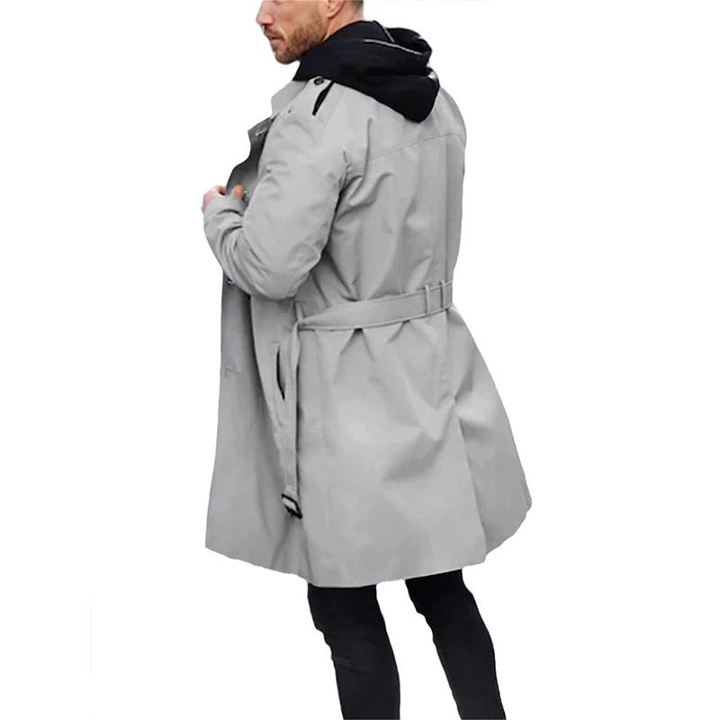 Eleganter Herren-Trenchcoat - Zweireihiges Design