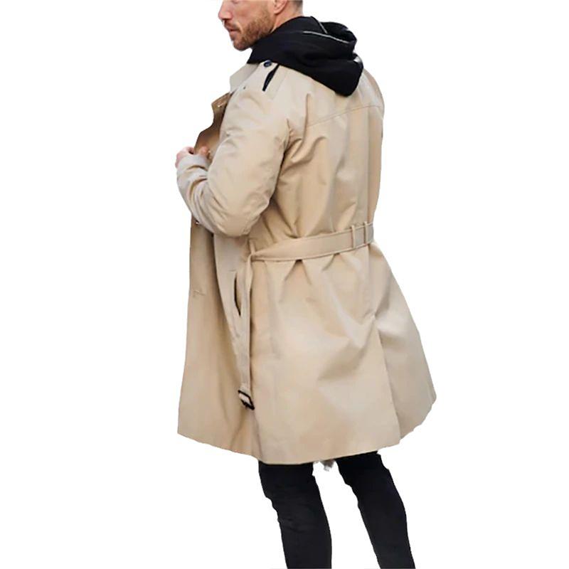 Eleganter Herren-Trenchcoat - Zweireihiges Design