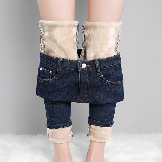 Nikki - Warme Fleece-Jeans