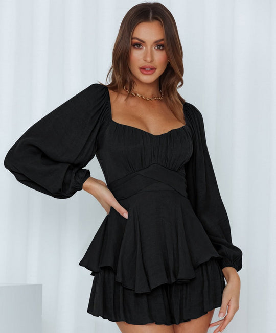 Magda - Rüschen-Romper-Kleid