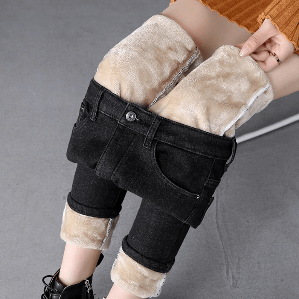 Nikki - Warme Fleece-Jeans