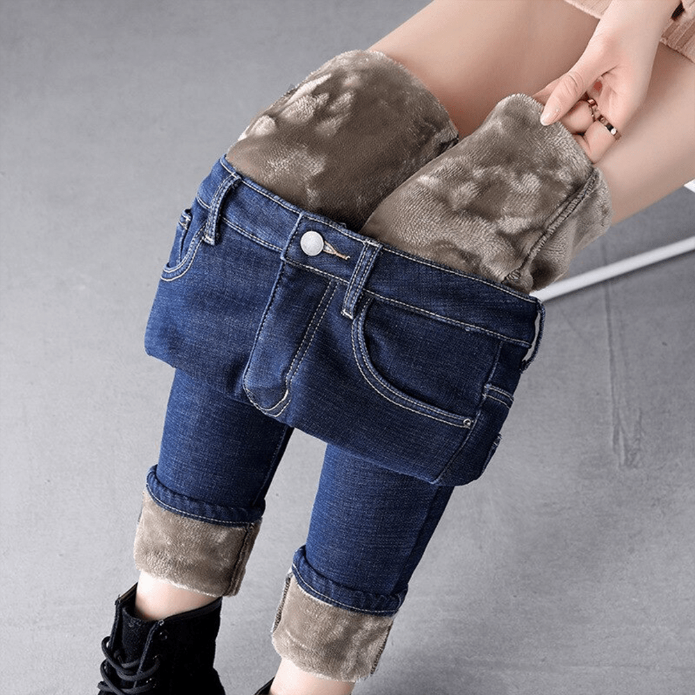 Nikki - Warme Fleece-Jeans